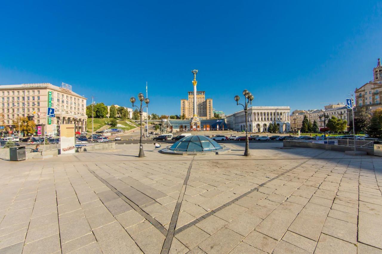 Однокімнатні Апартаменти На Майдані, Дистанційне Заселення 24Х7 Kiev Luaran gambar