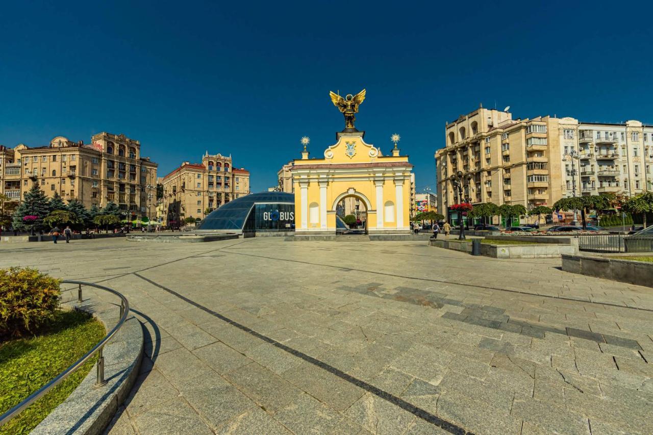 Однокімнатні Апартаменти На Майдані, Дистанційне Заселення 24Х7 Kiev Luaran gambar