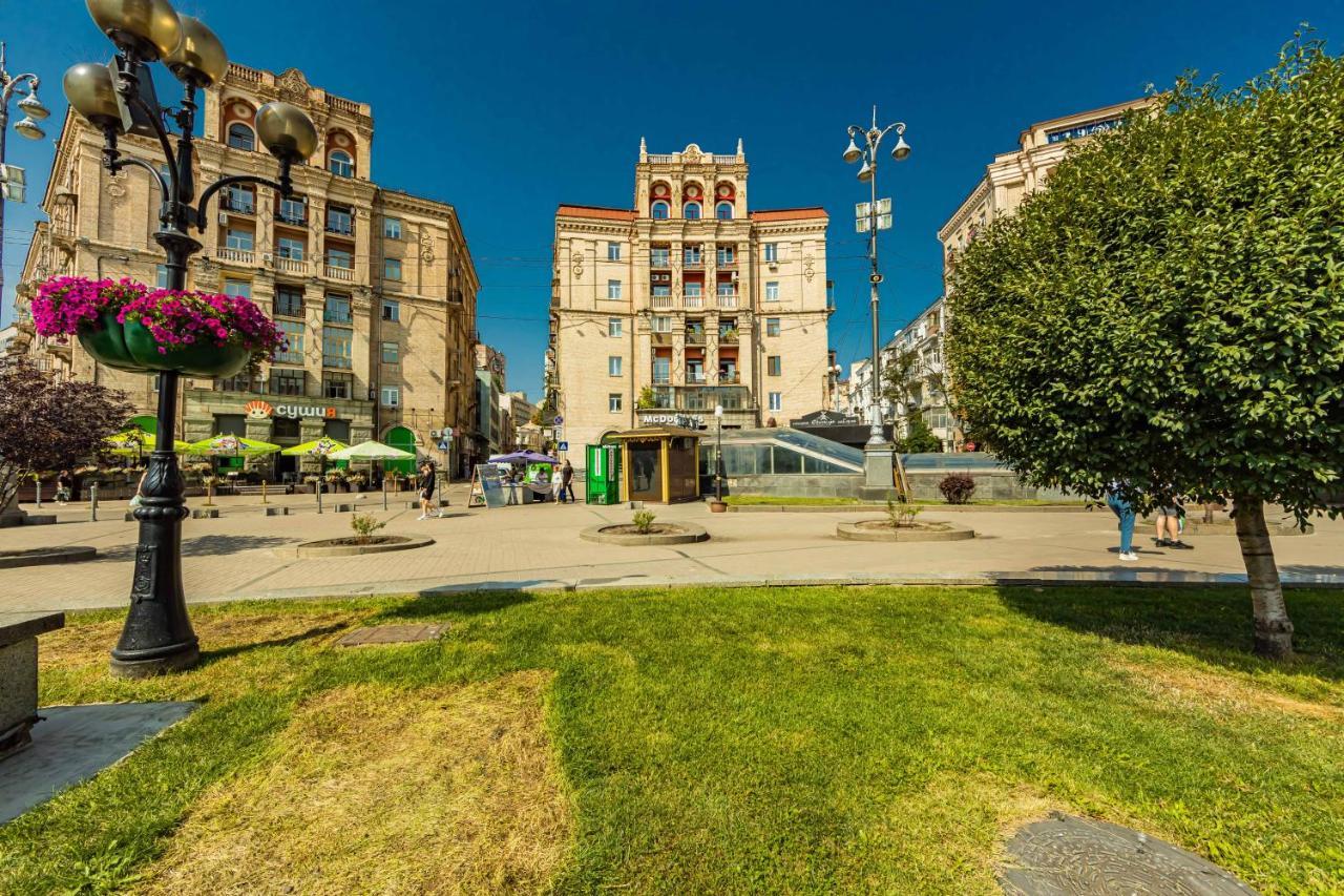 Однокімнатні Апартаменти На Майдані, Дистанційне Заселення 24Х7 Kiev Luaran gambar